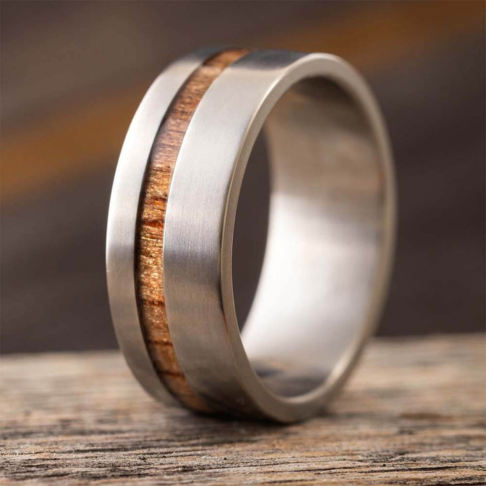 Redwood Wedding Band for Men
