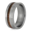 Redwood Wedding Band in Titanium