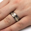 Men's Baseball Bat Wood Wedding Band