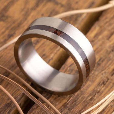 Ironwood Wedding Band for Men