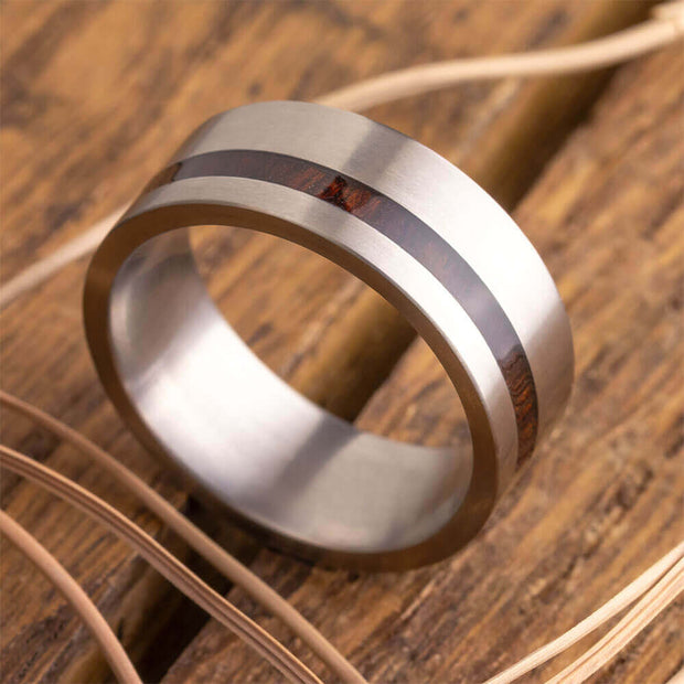 Ironwood Wedding Band for Men
