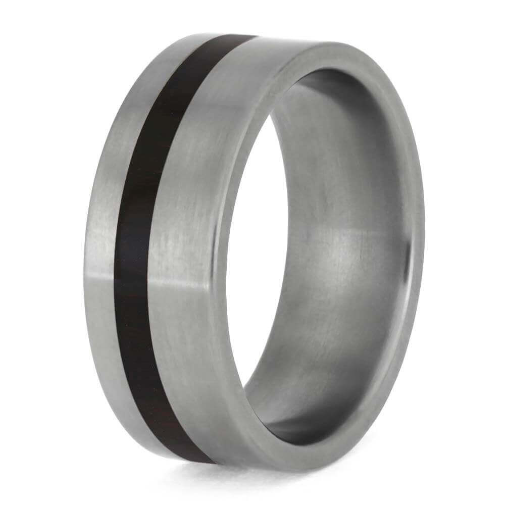 Custom Ironwood Wedding Band