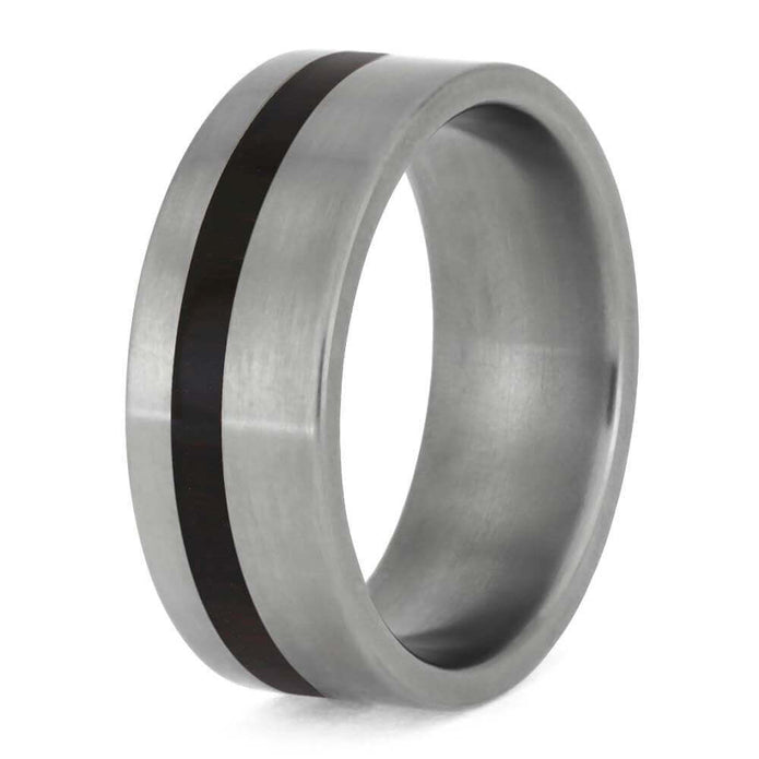 Custom Ironwood Wedding Band