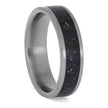 Custom Men's Wedding Band with Goldstone, Meteorite and Opal