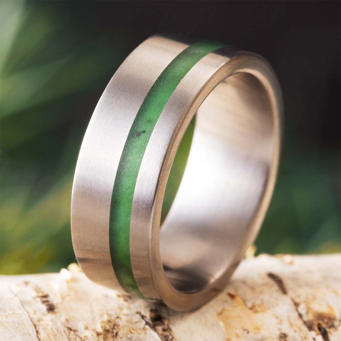 Green Jade Ring for Men