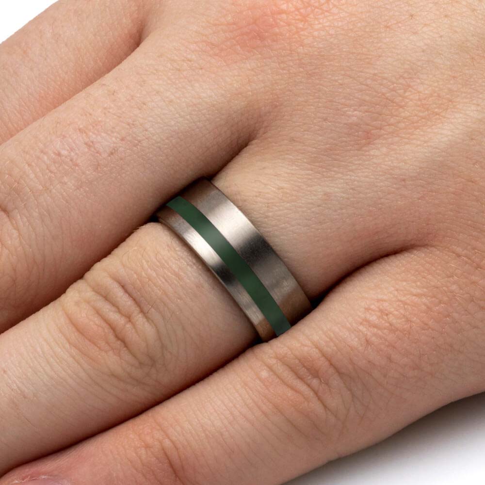 Jade Ring on Hand