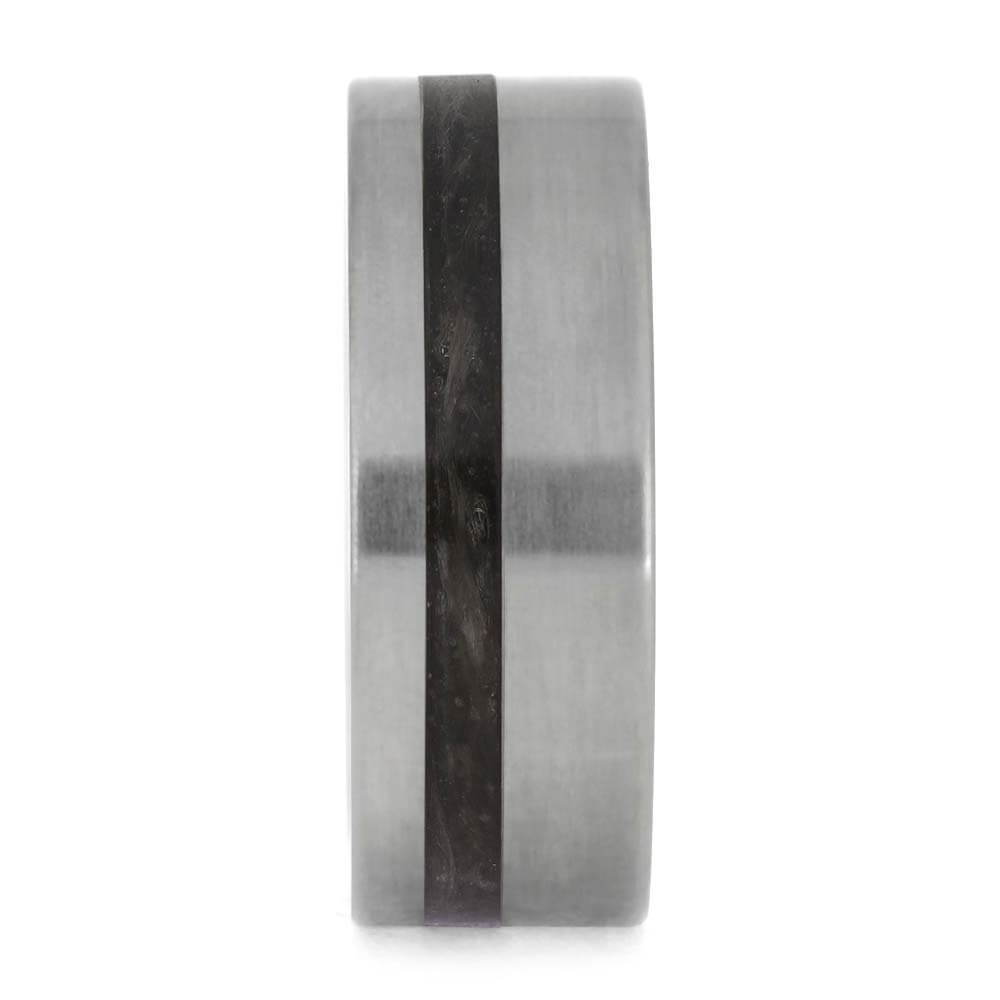 Fur Ring in Matte Titanium