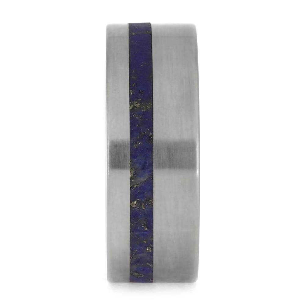 Lapis Lazuli Wedding Band