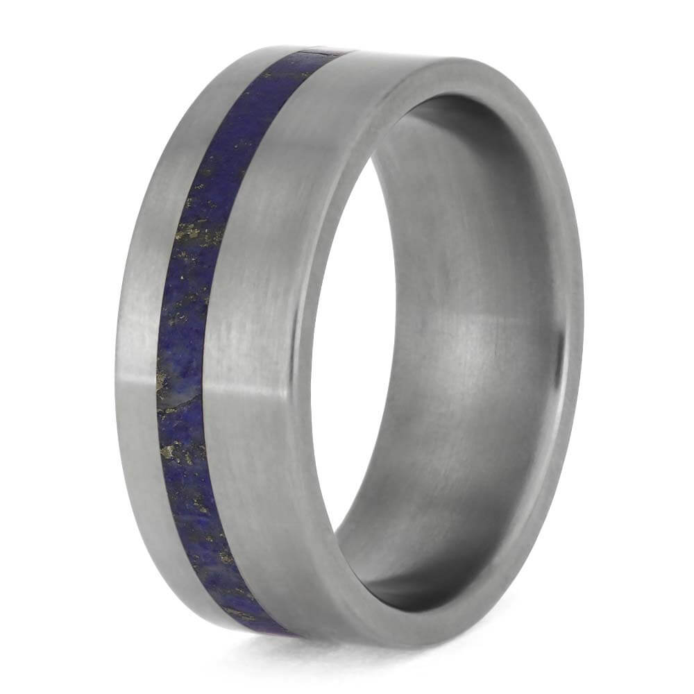 Custom Made Lapis Lazuli Wedding Ring