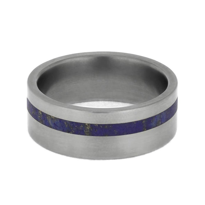 Handmade Lapis Wedding Band for Men