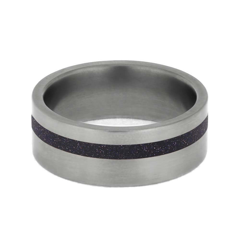 Unique Titanium and Goldstone Ring