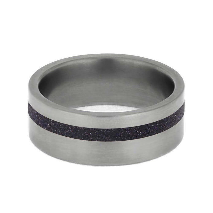 Unique Titanium and Goldstone Ring