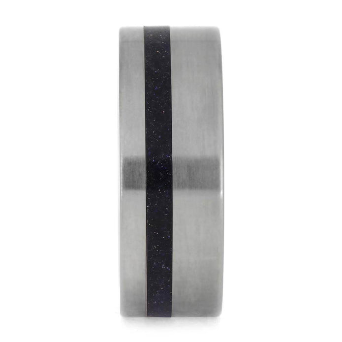 Unique Goldstone Wedding Ring for Men