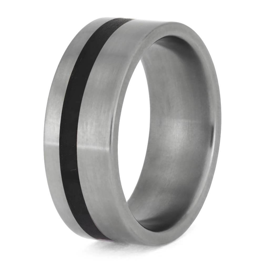 Custom Titanium Wedding Band for Men