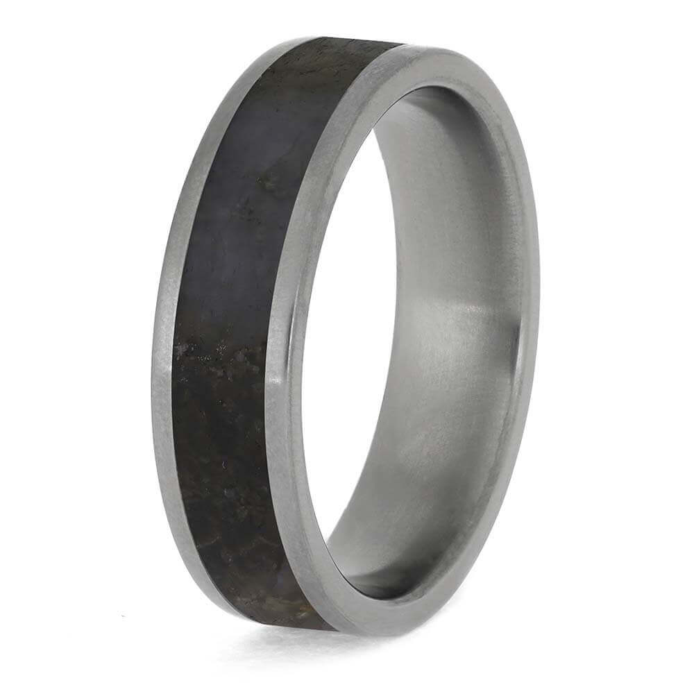 Unique Labradorite Wedding Band