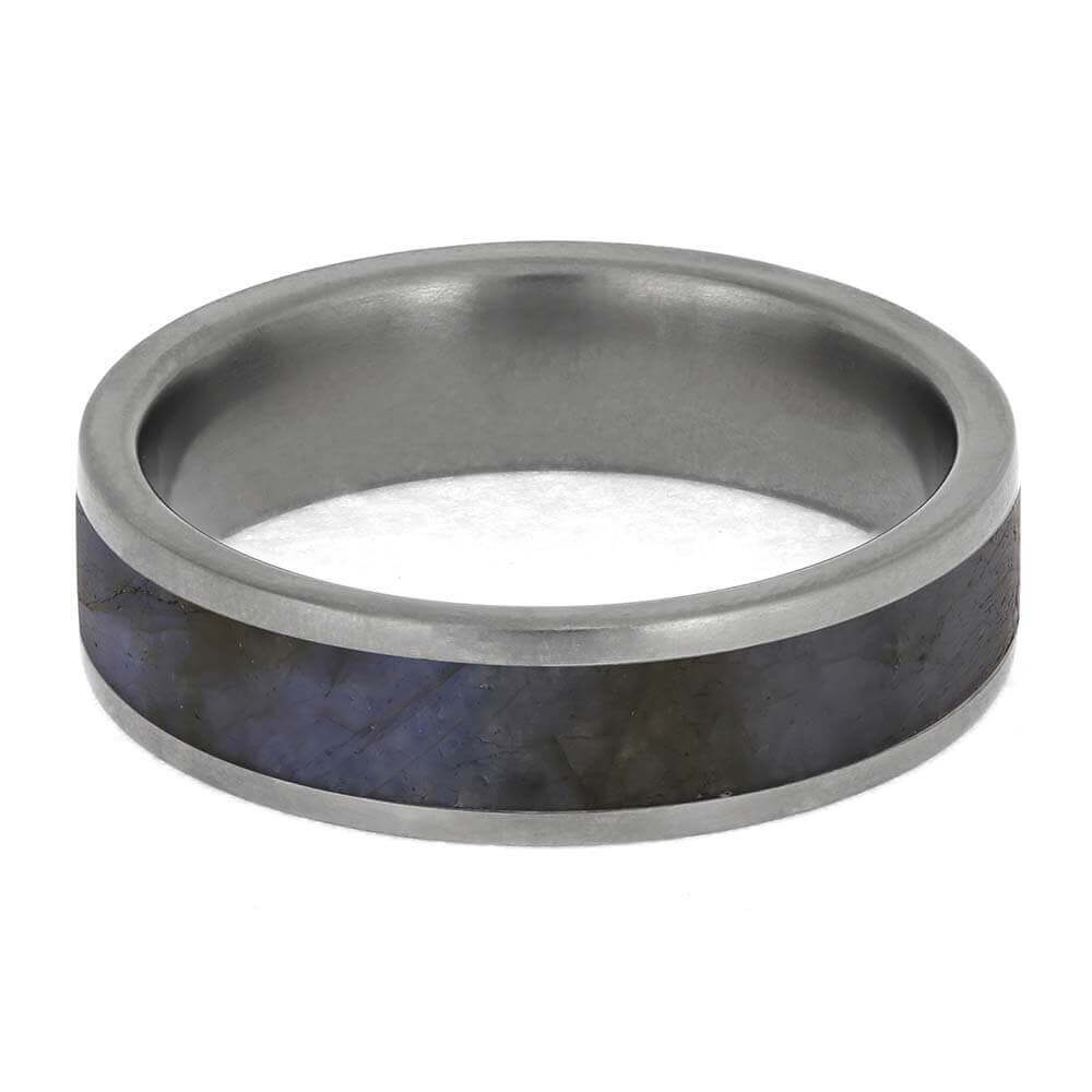 Custom Labradorite Wedding Band