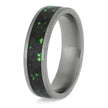 Green and Black Wedding Band