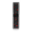Handmade Ring for Men with Carbon Fiber Inlay