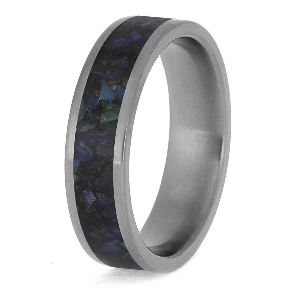 Customized Labradorite Wedding Band