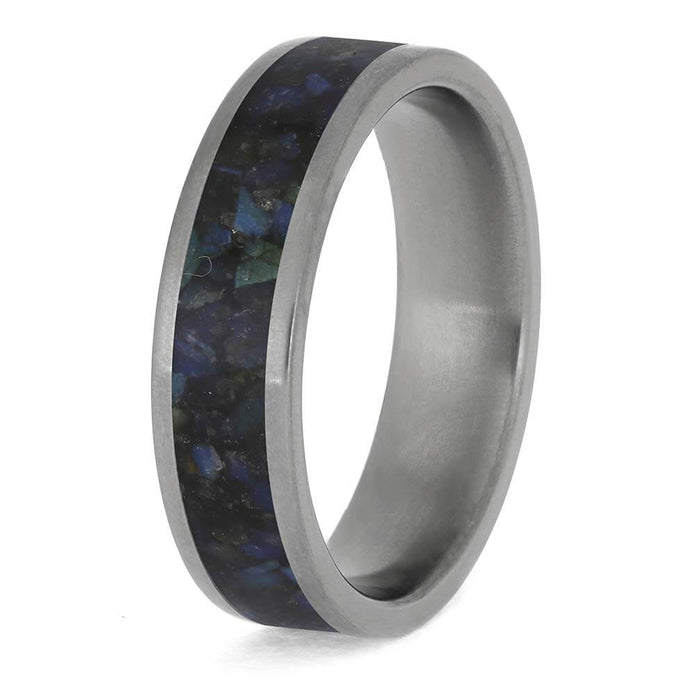 Customized Labradorite Wedding Band