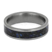 Handmade Labradorite Wedding Band in Titanium
