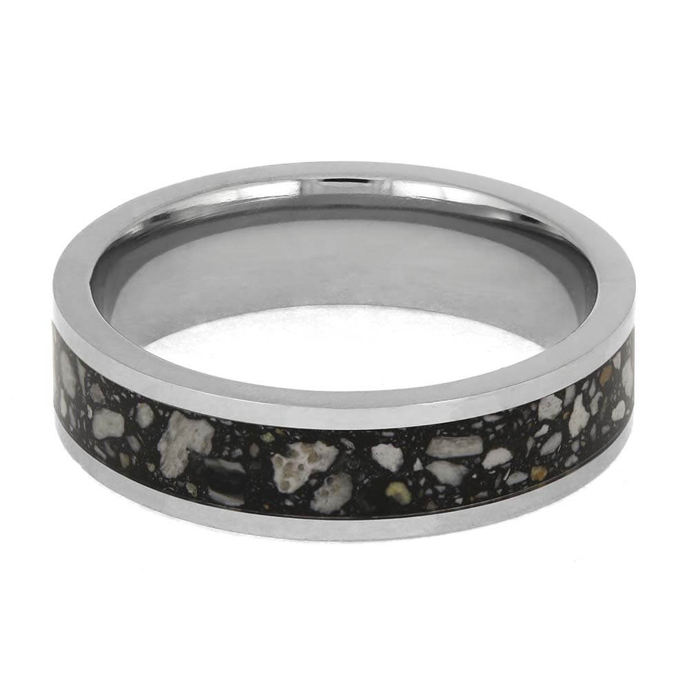 Handmade Memorial Ring in Titanium