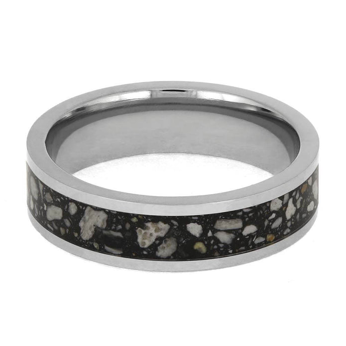 Handmade Memorial Ring in Titanium
