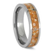 Custom Enamel Memorial Ring, Orange
