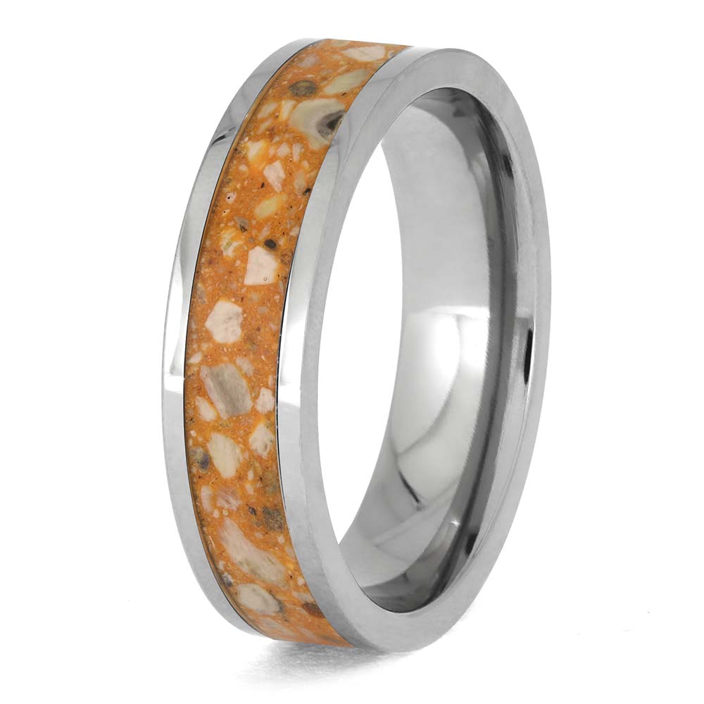 Handmade Enamel and Ashes Ring