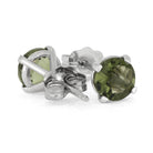 Green Moldavite Earring Set