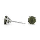 Moldavite Stud Earring Set