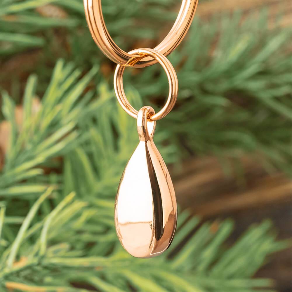 Urn Keychain Gift in Rose Gold Color