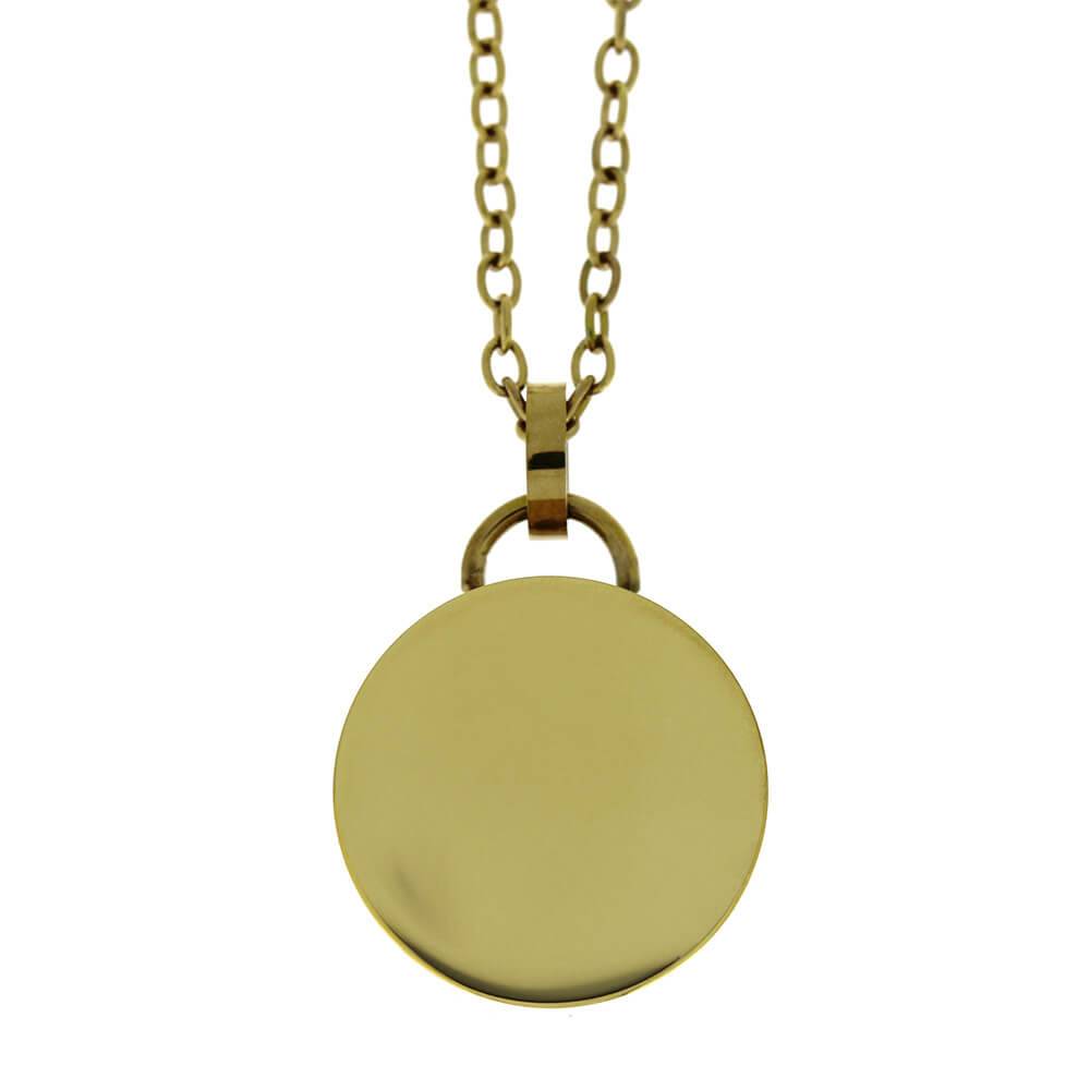 Round Urn Necklace, Yellow Color