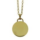 Round Urn Necklace, Yellow Color