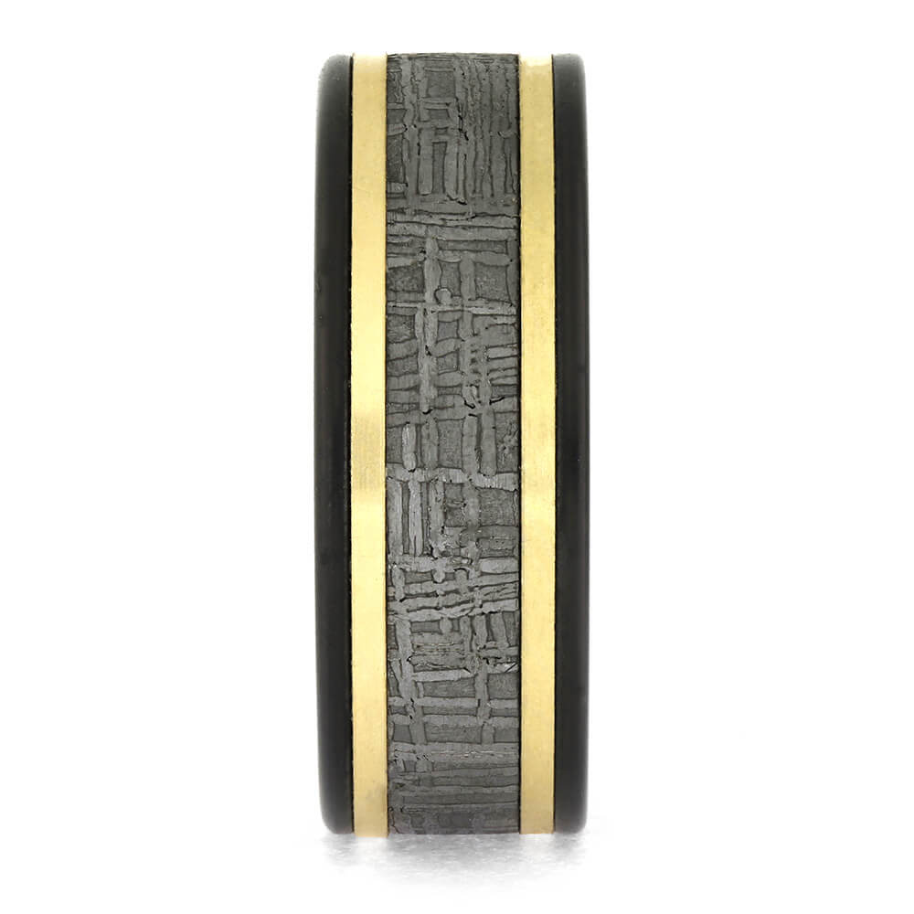 Men's Black Zirconium Ring