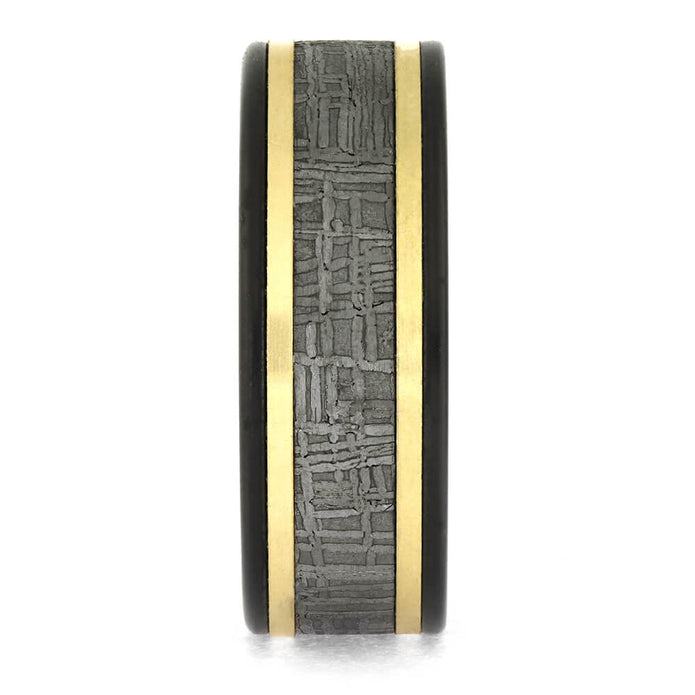 Men's Black Zirconium Ring