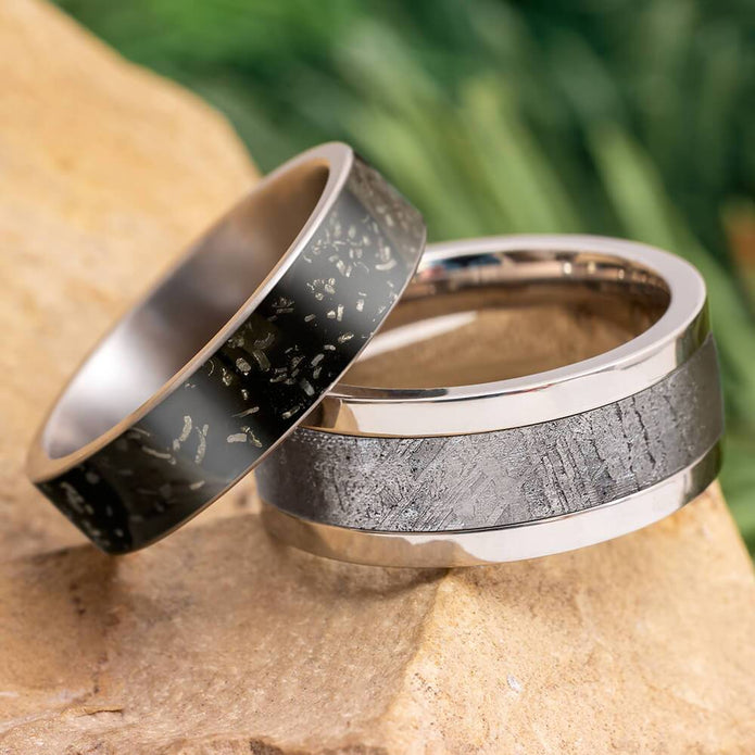 Meteorite Interchangeable Rings