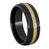 Moon Ring with Rugged Finish
