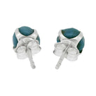 Kingman Turquoise Earrings in Silver