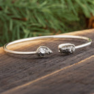 Meteorite Bracelet in Silver