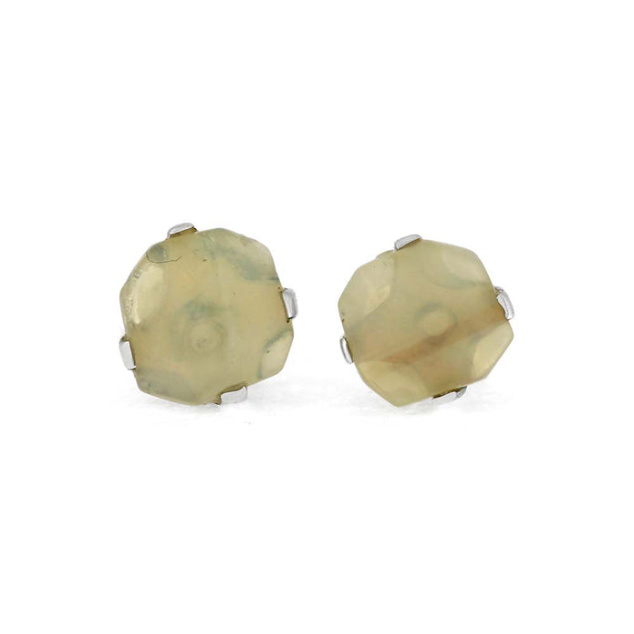 Natural Opal Stud Earrings