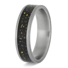 Handmade Stardust Wedding Band for Men