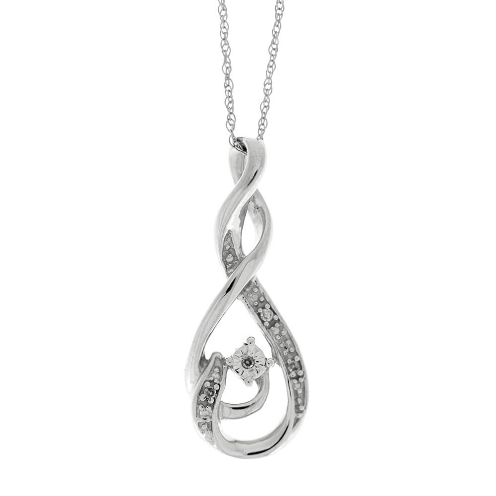 Diamond Twist Necklace