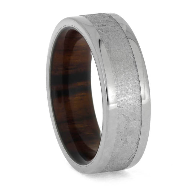 Ironwood and Meteorite Ring