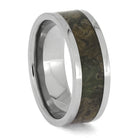 Men's Camo Wedding Band in Titanium