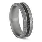 Meteorite and Dino Wedding Band for Men