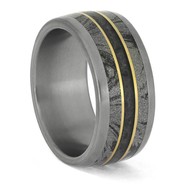 Blue Wedding Band with Sapphire