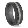 Blue Fossil Wedding Band