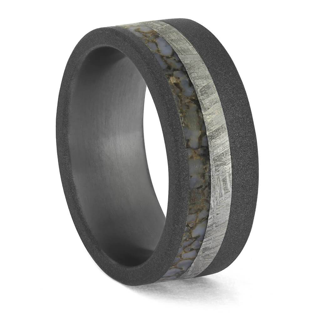 Meteorite and Fossil Ring