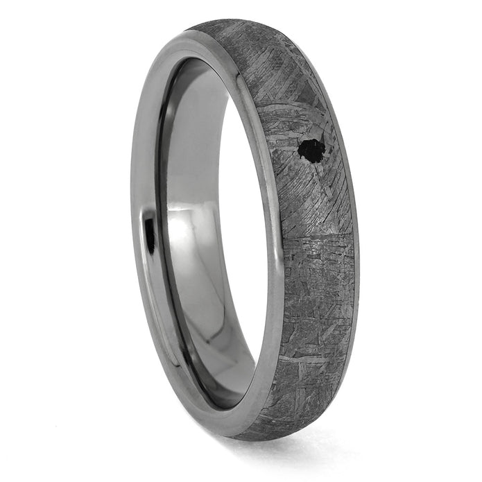 Meteorite Wedding Band